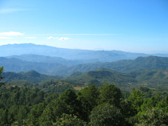 Las montañas de Morazán, El Salvador